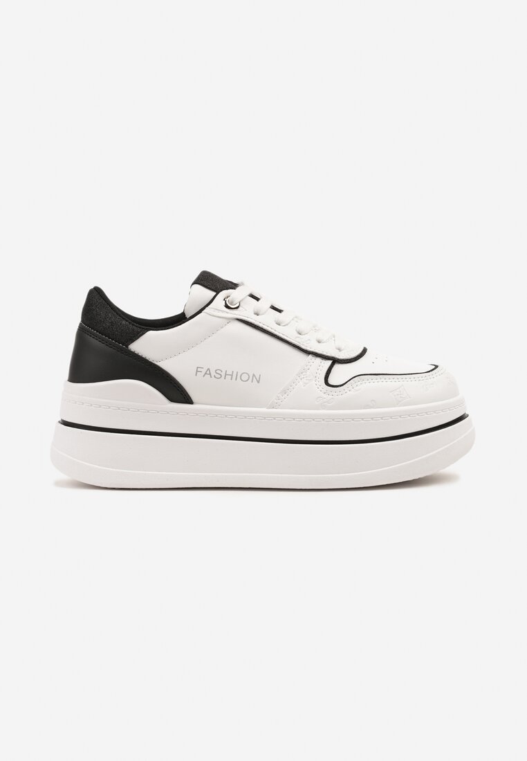Sneakers Udivoria Alb cu negru