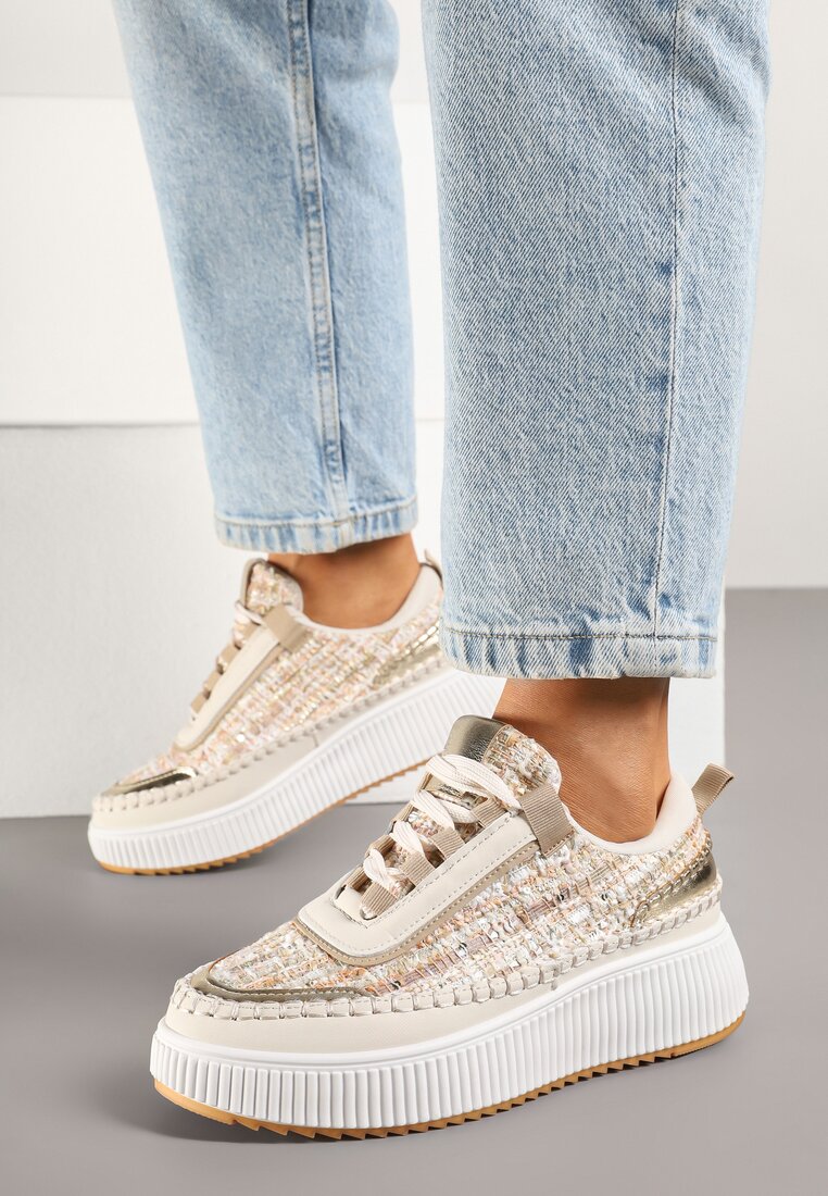 Sneakers Ulandrelia Bej închis