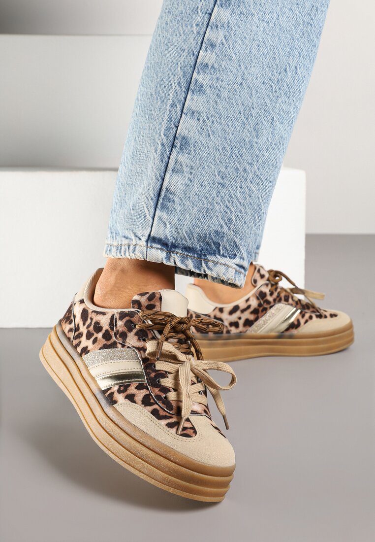 Sneakers Teladriena Imprimeu leopard