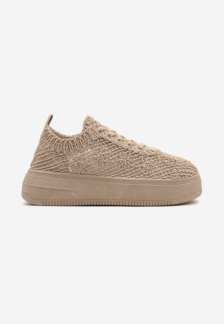 Sneakers Isdisane Bej închis