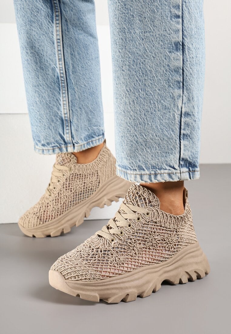 Sneakers Toliselle Bej închis