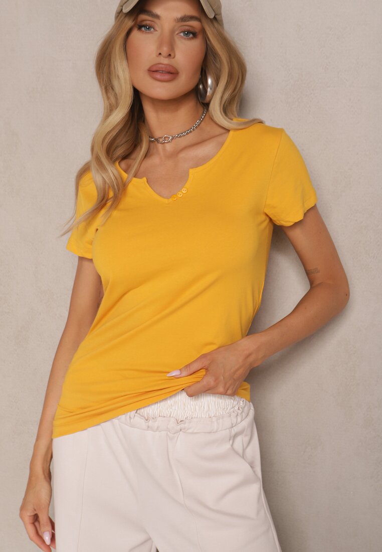 T-shirt Lisamaris Galben