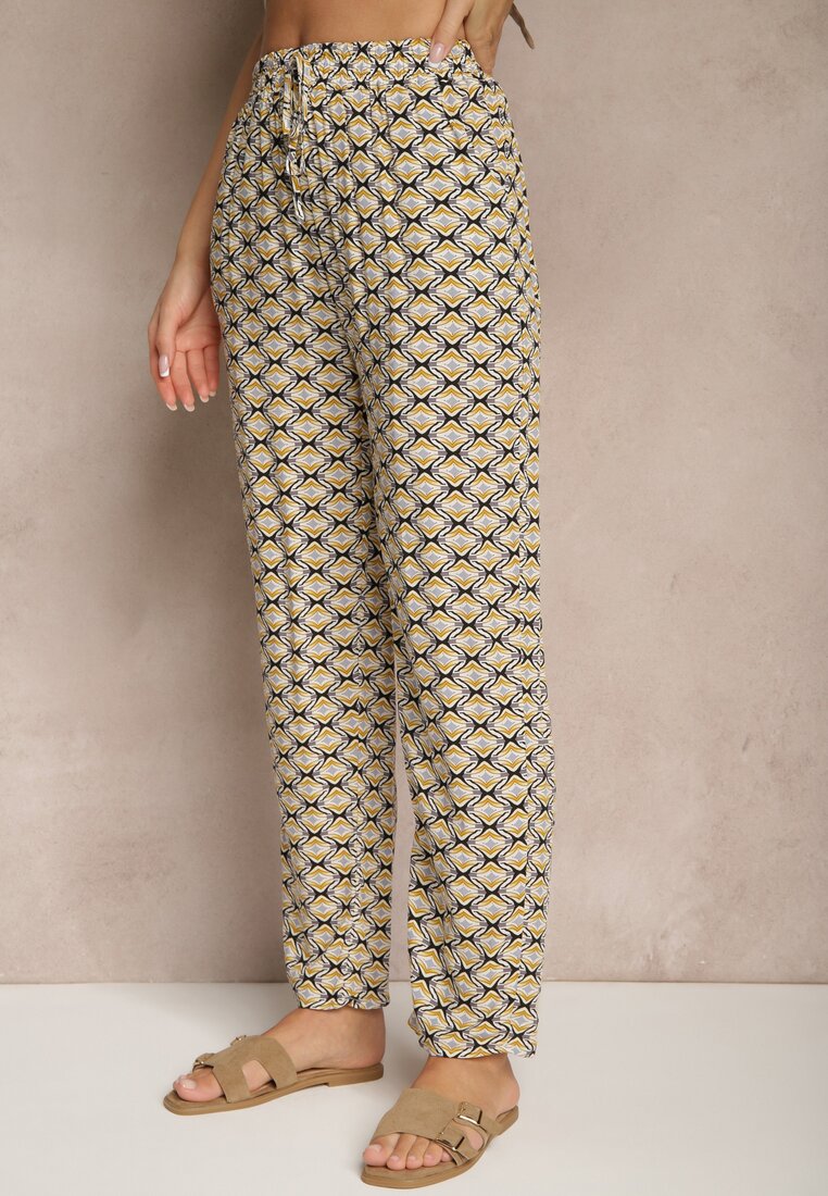 Pantaloni Lisariella Bej închis