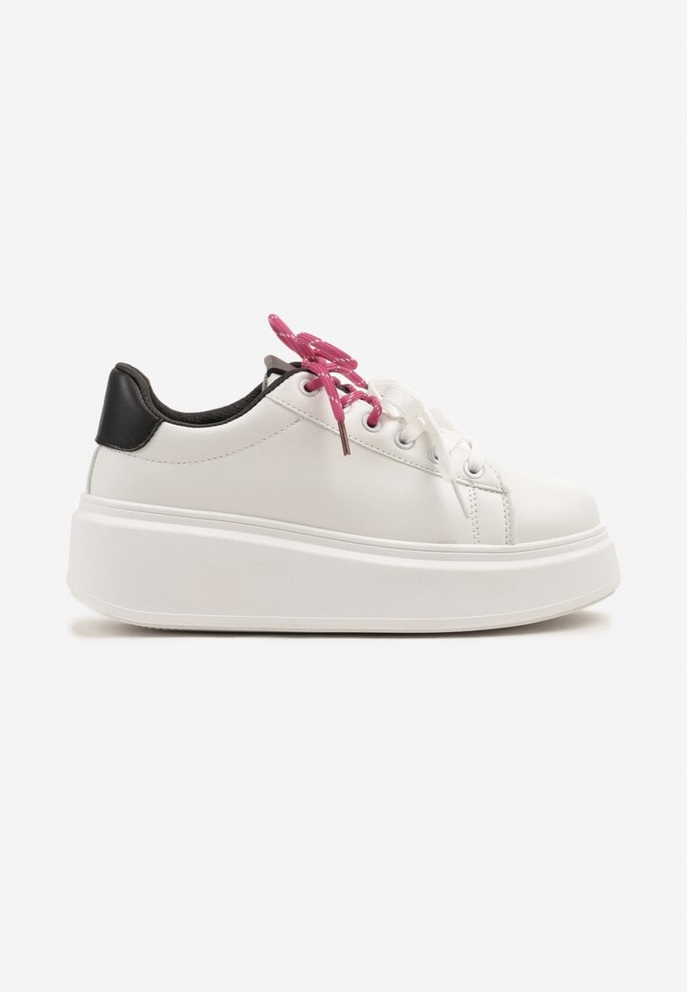 Sneakers Alb cu negru