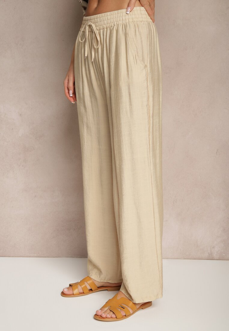 Pantaloni Yaslevia Bej