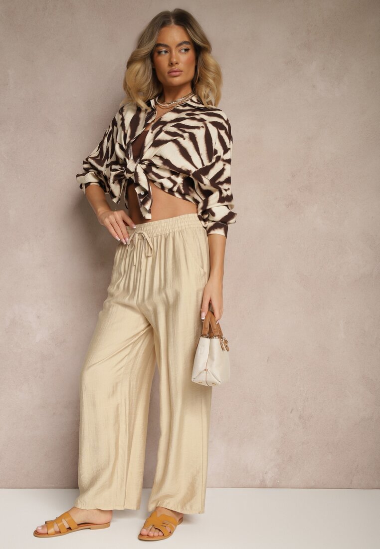 Pantaloni Yaslevia Bej