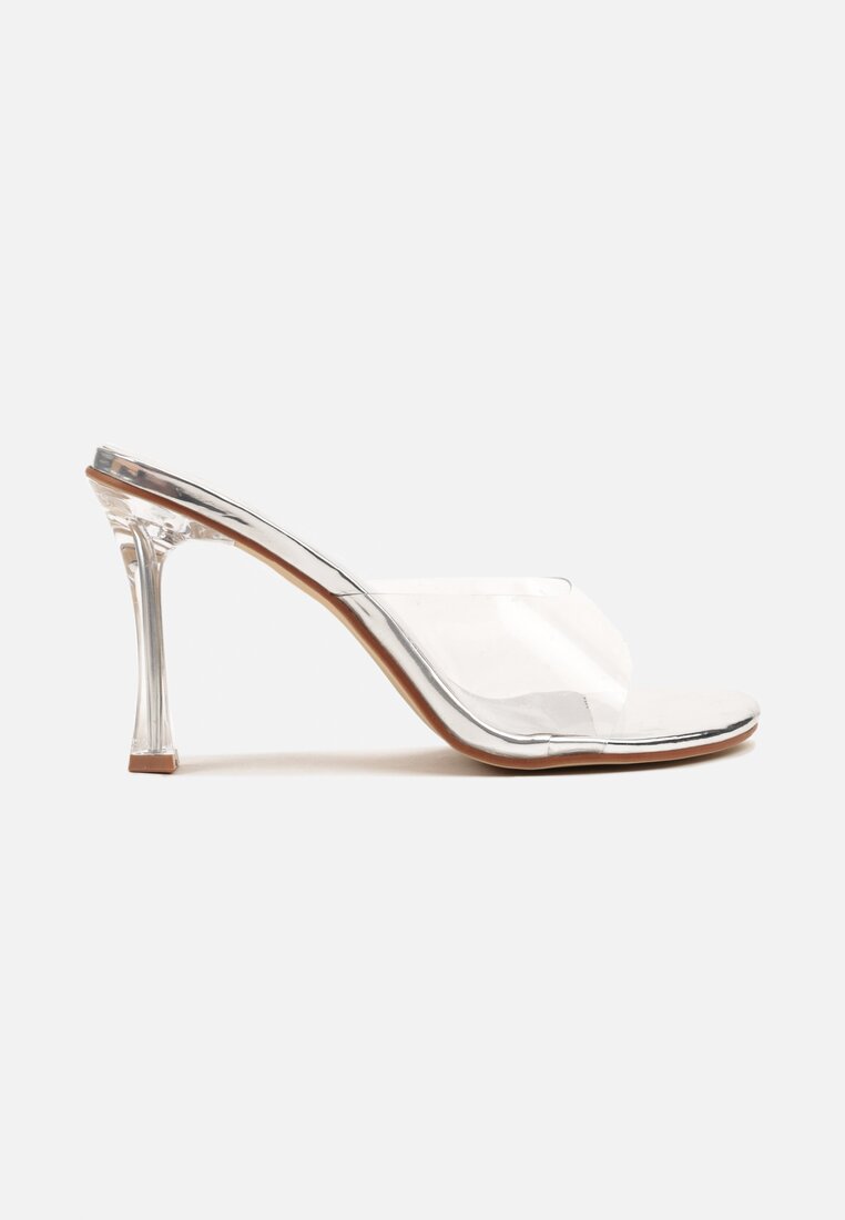Pantofi stiletto Korimara Argintii