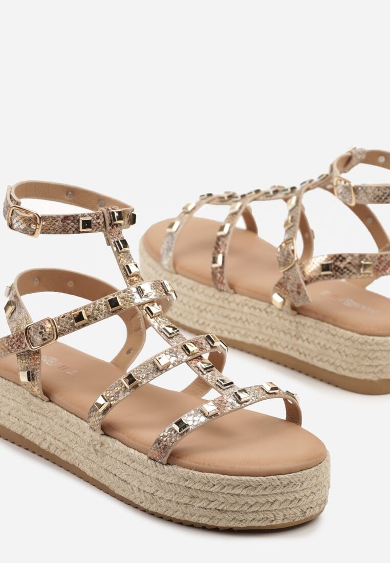 Sandale Sonalisa Print piele de șarpe