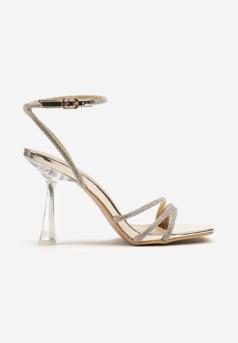 Pantofi stiletto Ridiretta Aurii