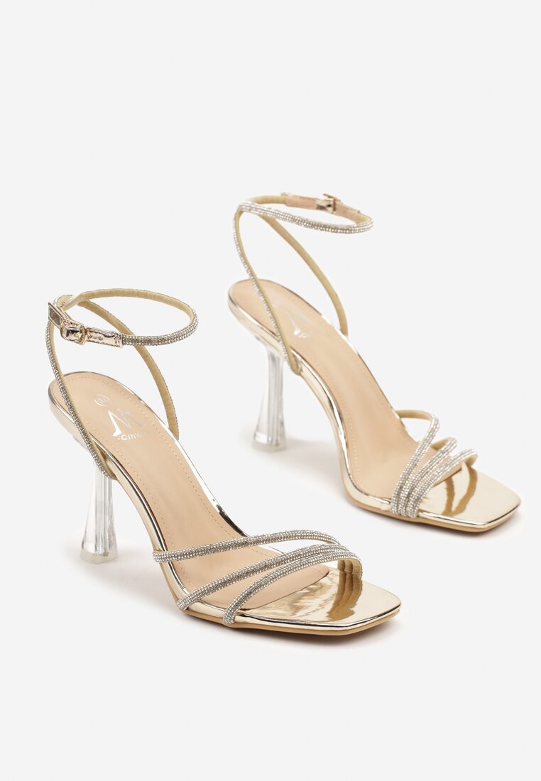 Pantofi stiletto Ridiretta Aurii