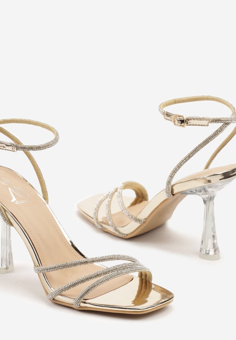 Pantofi stiletto Ridiretta Aurii