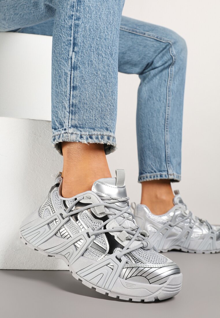 Sneakers Eledisa Argintii