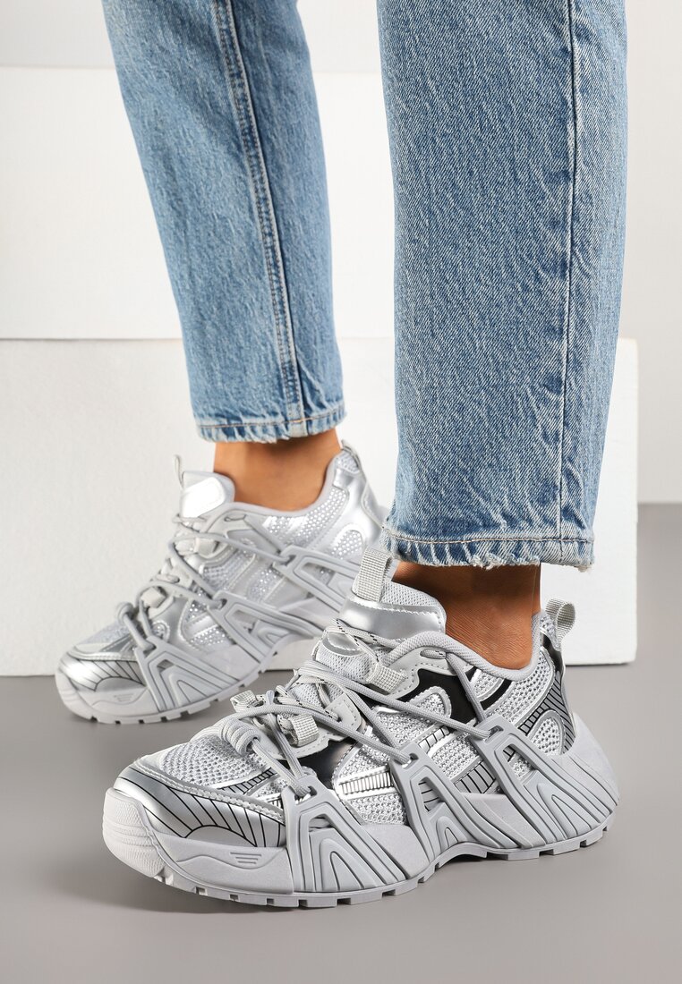 Sneakers Eledisa Argintii