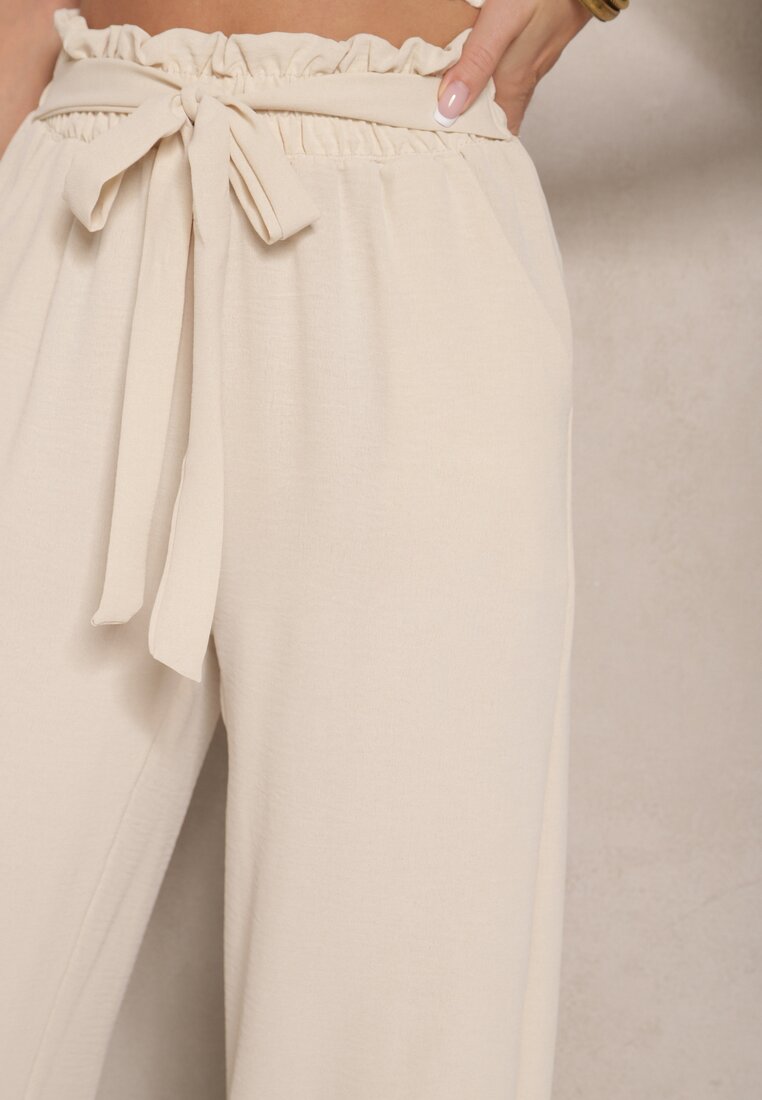 Pantaloni Ivelwia Bej