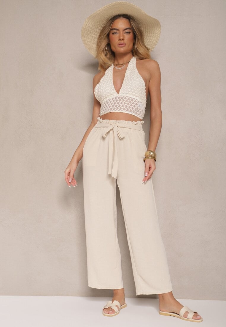 Pantaloni Ivelwia Bej