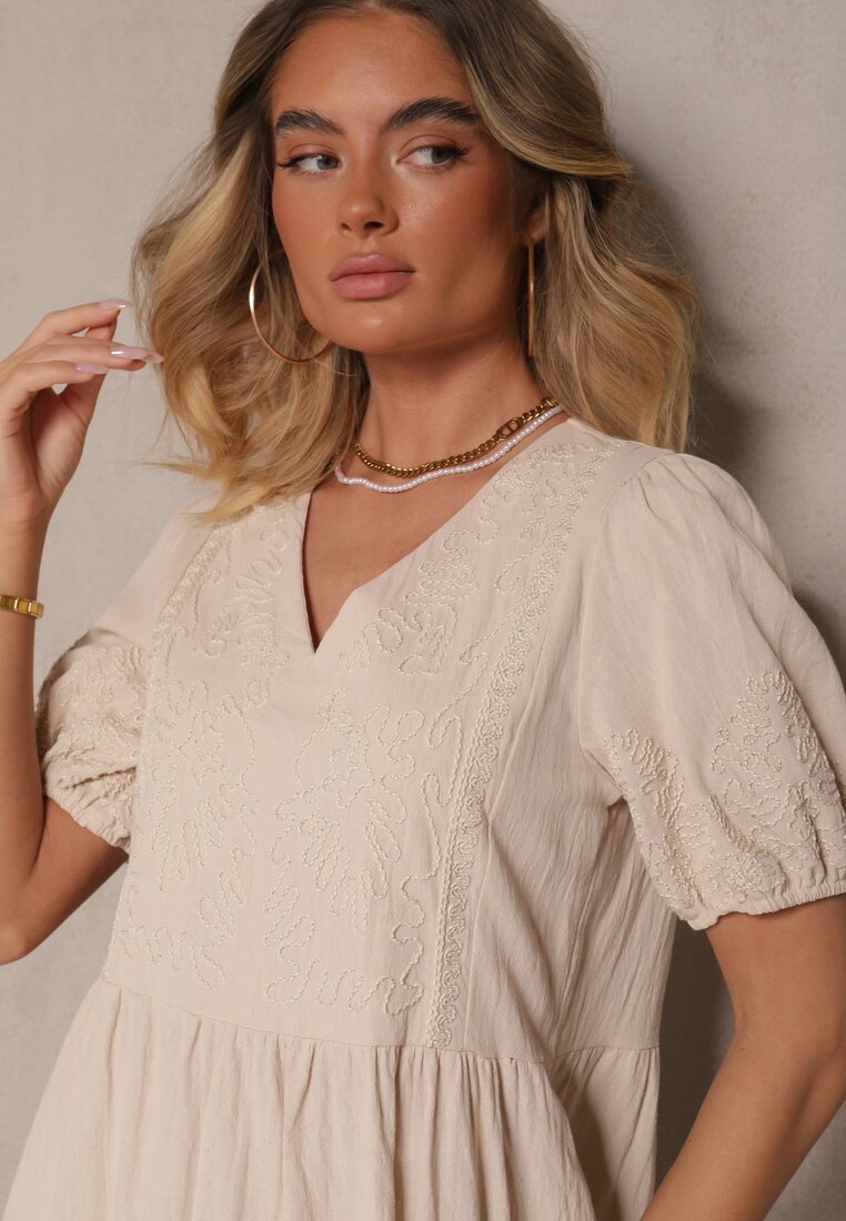 Rochie Lannilsa Bej deschis
