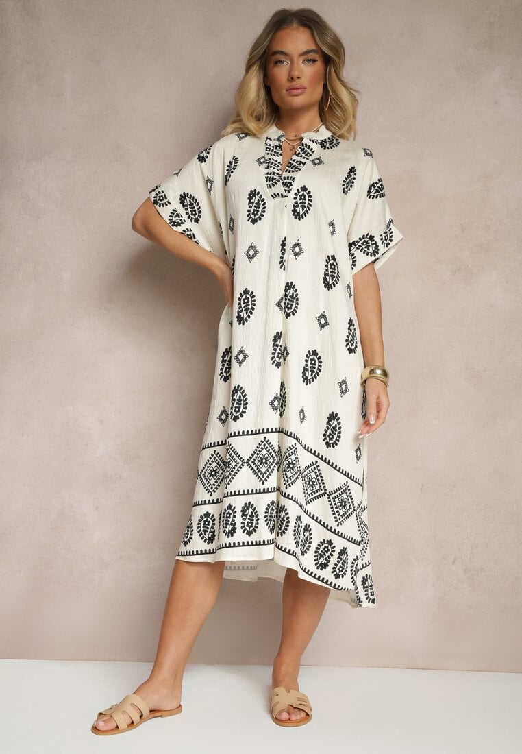 Rochie Virbia Neagră cu crem