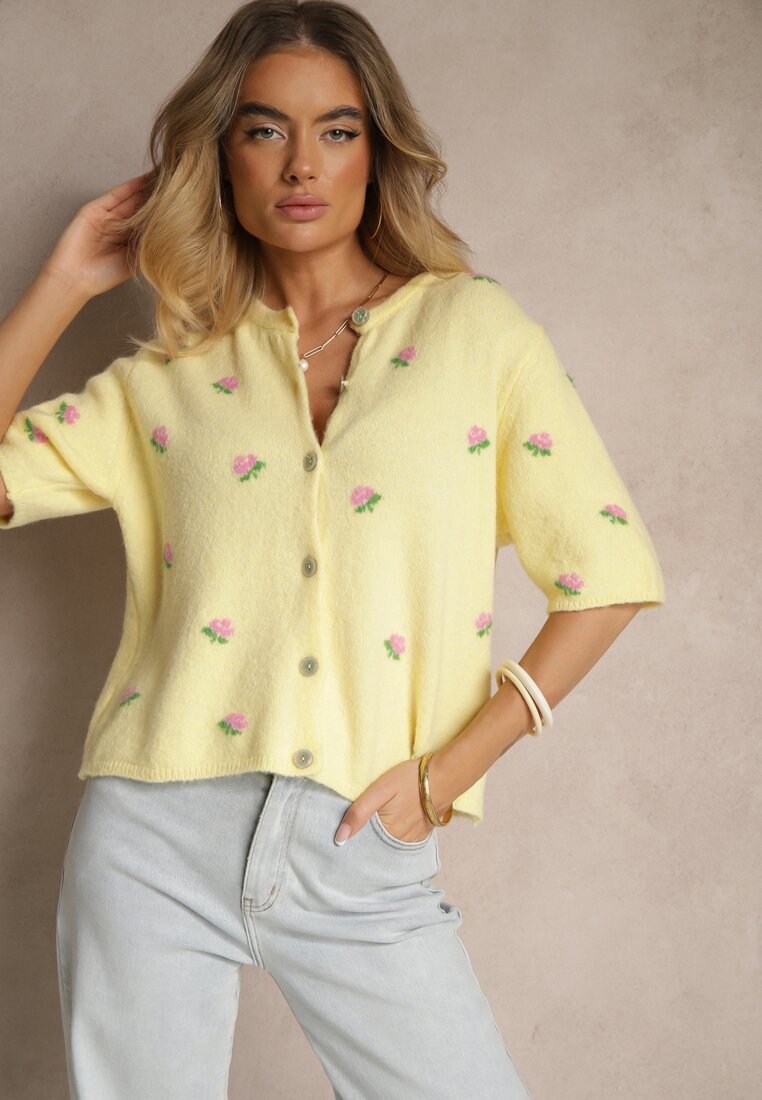 Cardigan Korivelle Galben