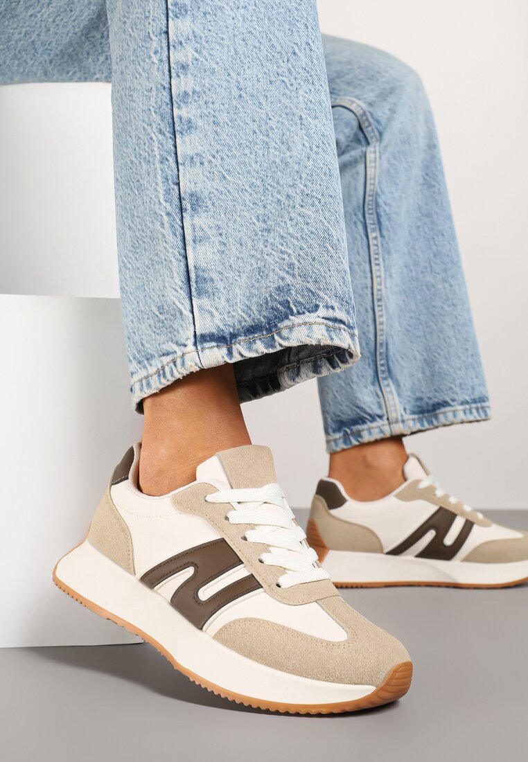 Sneakers Dalvisa Bej închis