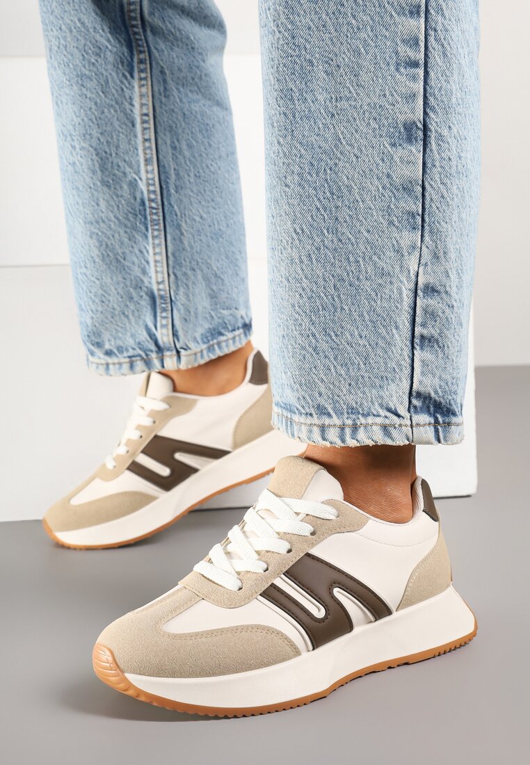 Sneakers Dalvisa Bej închis