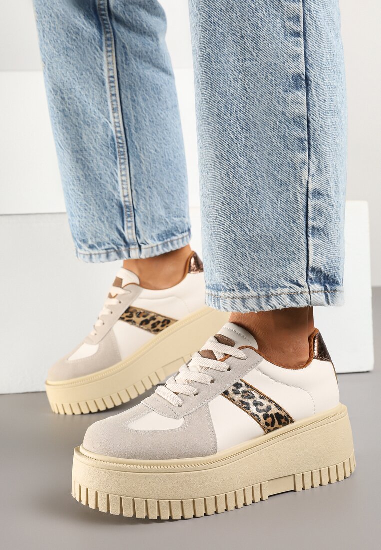 Sneakers Vivesse Imprimeu leopard