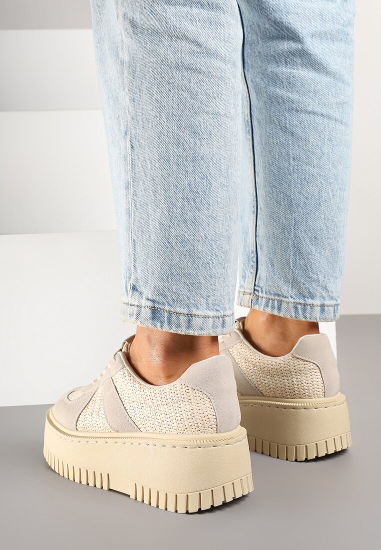 Sneakers Vivesse Bej deschis