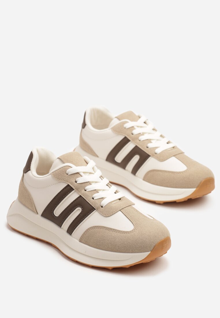 Sneakers Eldvisa Bej închis