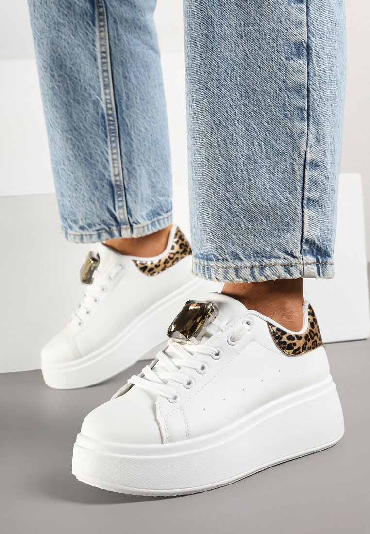 Sneakers Vivioriana Imprimeu leopard