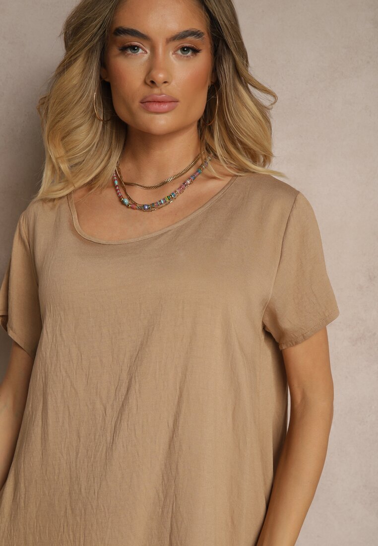 Rochie Irisena Bej închis