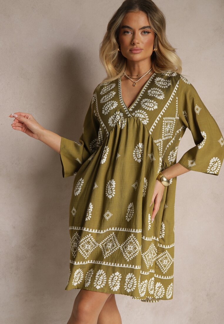 Rochie Virisna Verde închis