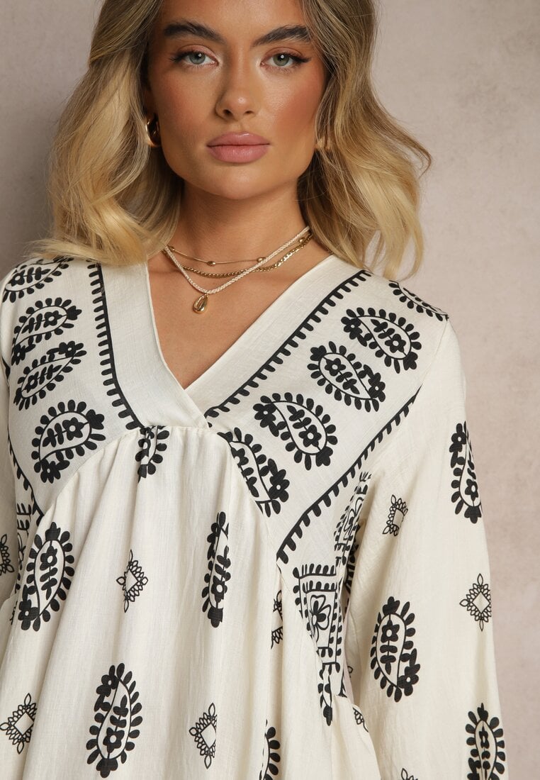 Rochie Virisna Neagră cu alb