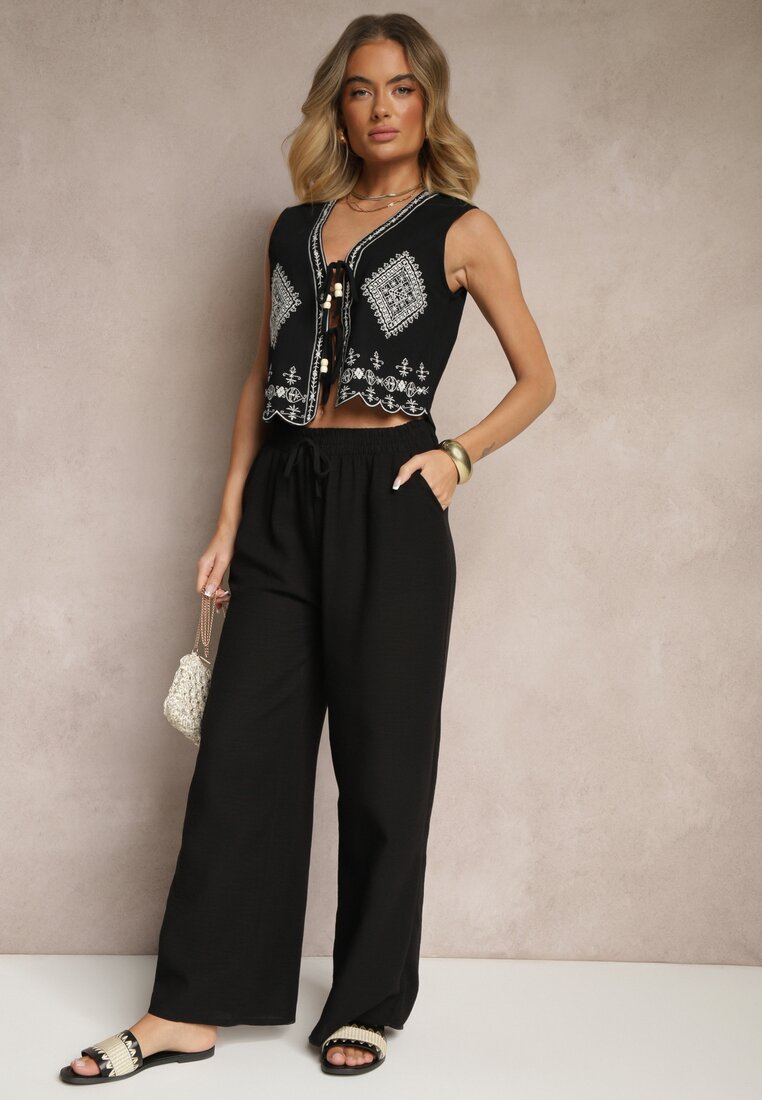 Pantaloni Edilisea Negri