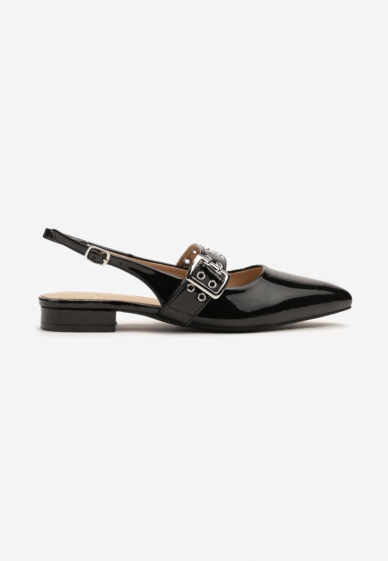 Pantofi cu toc Pollime Negri