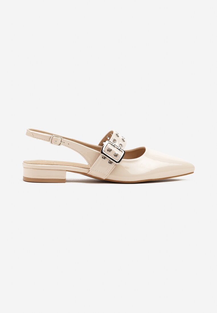 Pantofi cu toc Pollime Bej