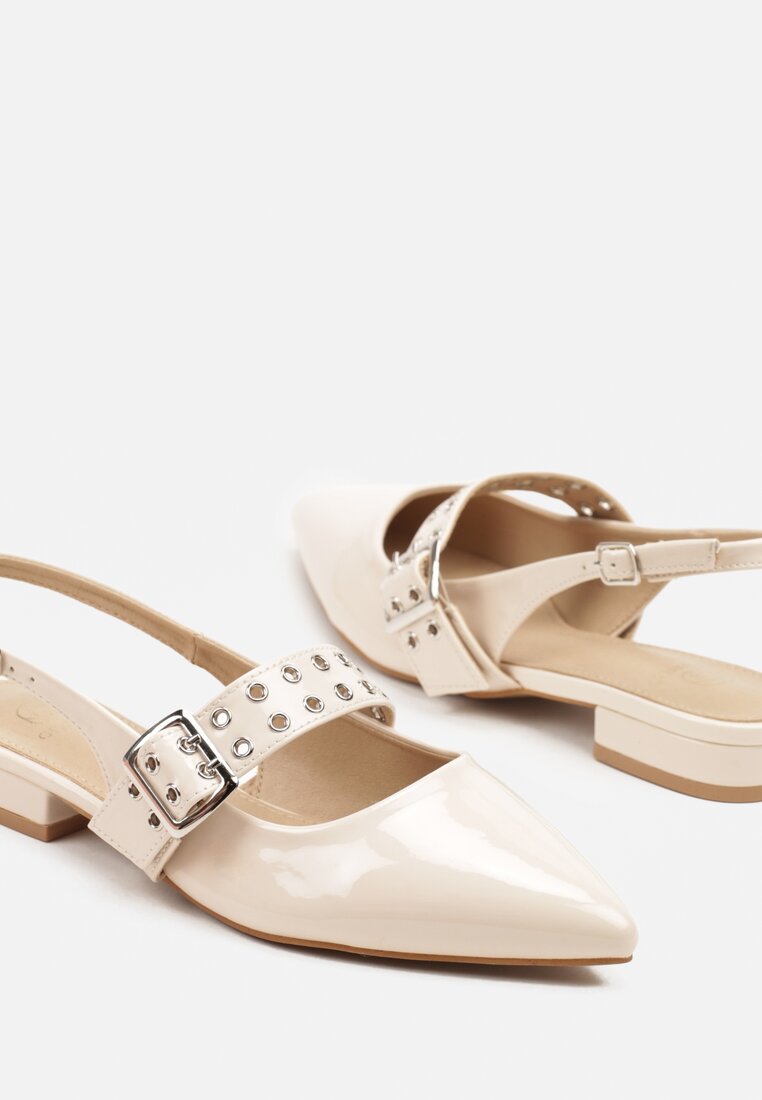 Pantofi cu toc Pollime Bej