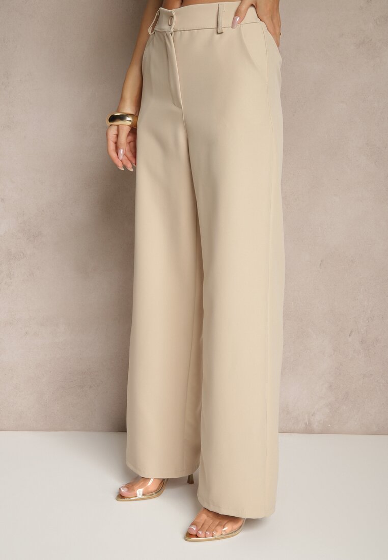 Pantaloni Viviorea Bej