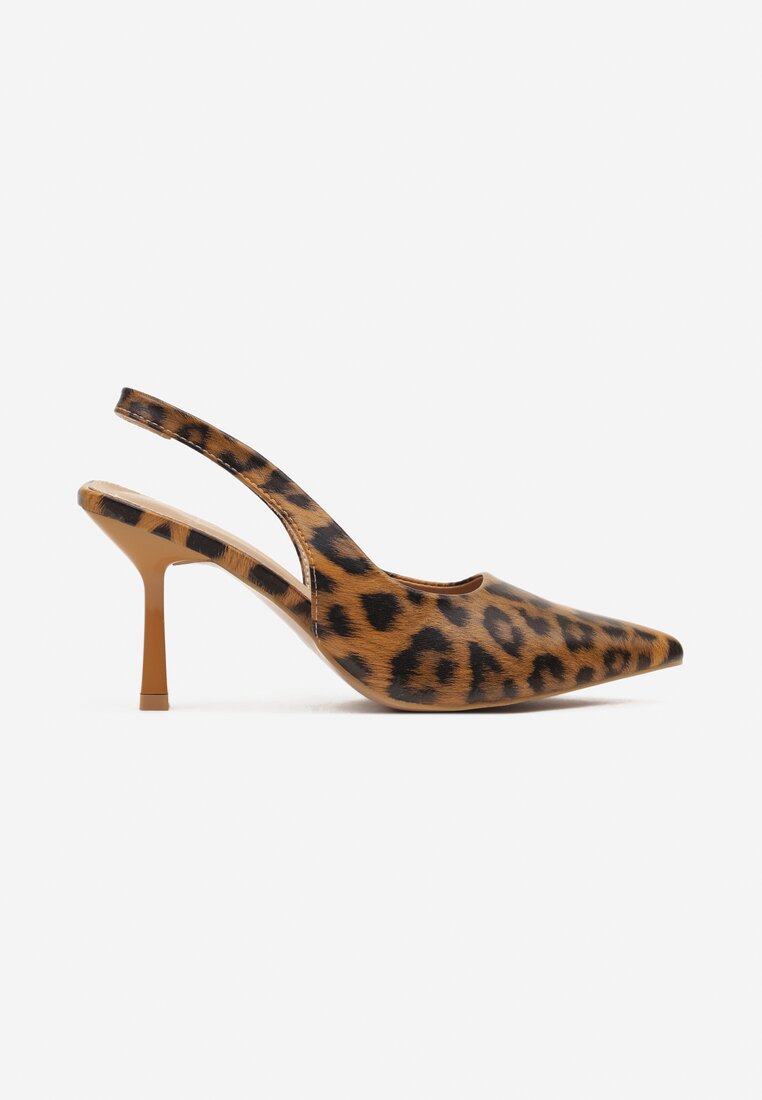 Sandale Falithra Imprimeu leopard