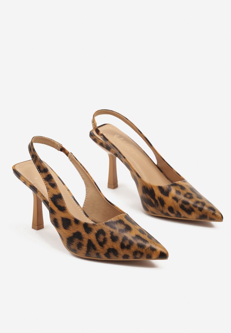 Sandale Falithra Imprimeu leopard