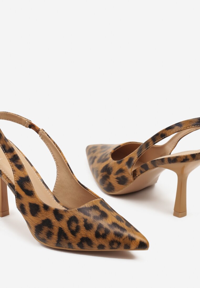 Sandale Falithra Imprimeu leopard