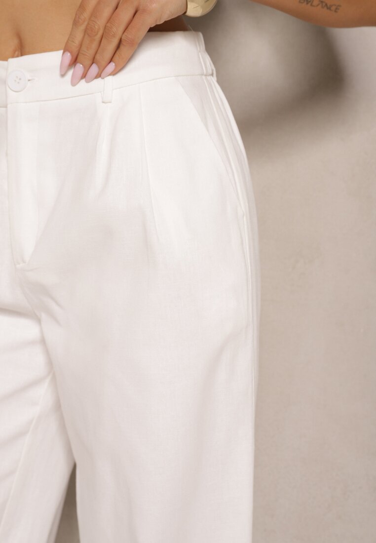 Pantaloni Nalilva Albi