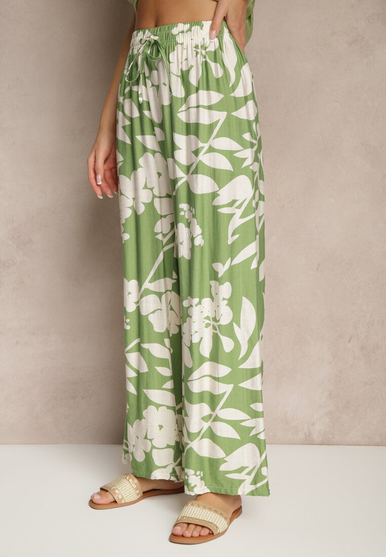 Pantaloni Elaneora Verde închis