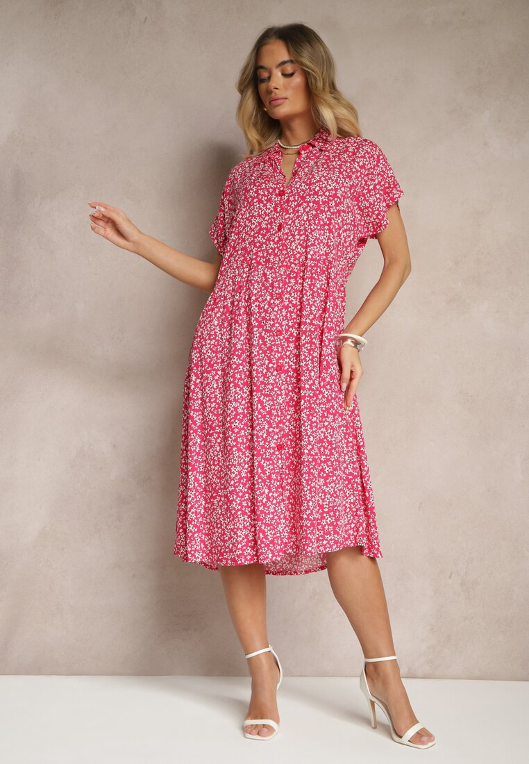 Rochie Sarilon Fucsia