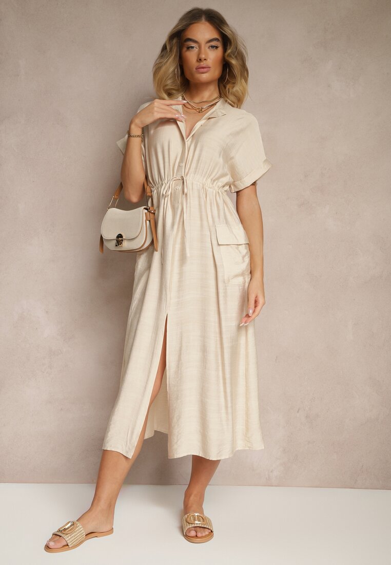 Rochie Pollivia Bej