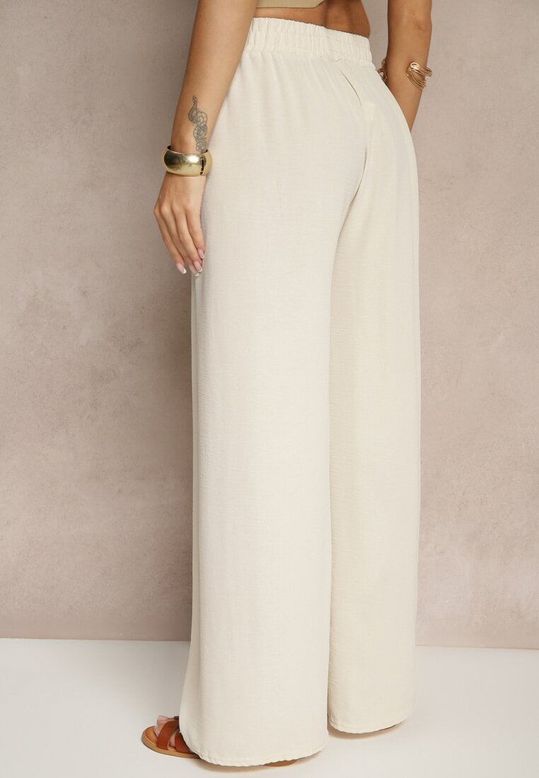Pantaloni Morritia Bej deschis