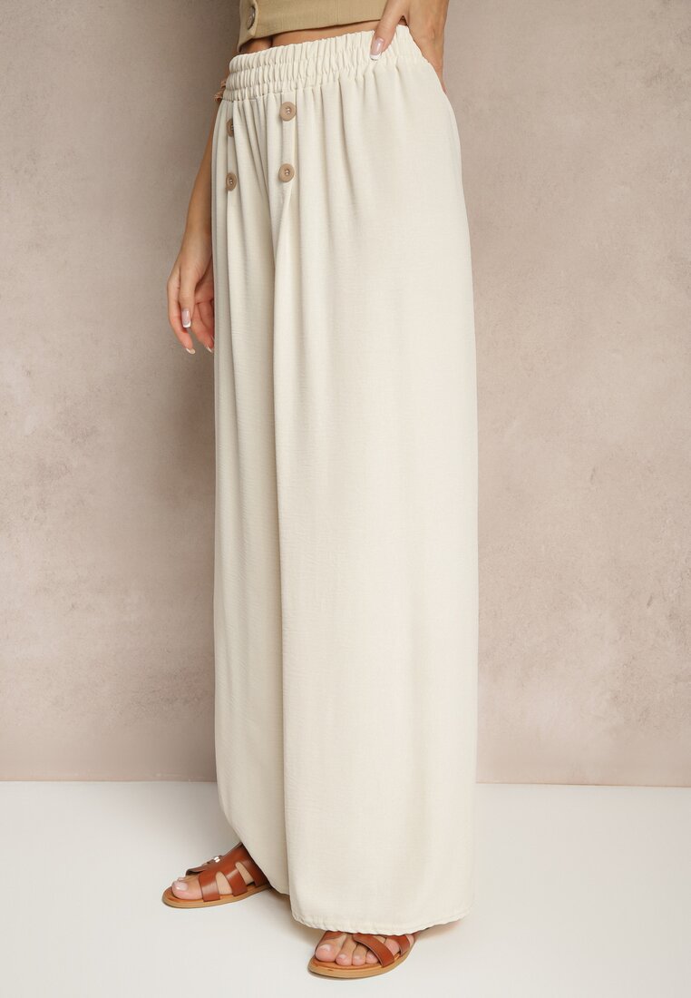 Pantaloni Morritia Bej deschis