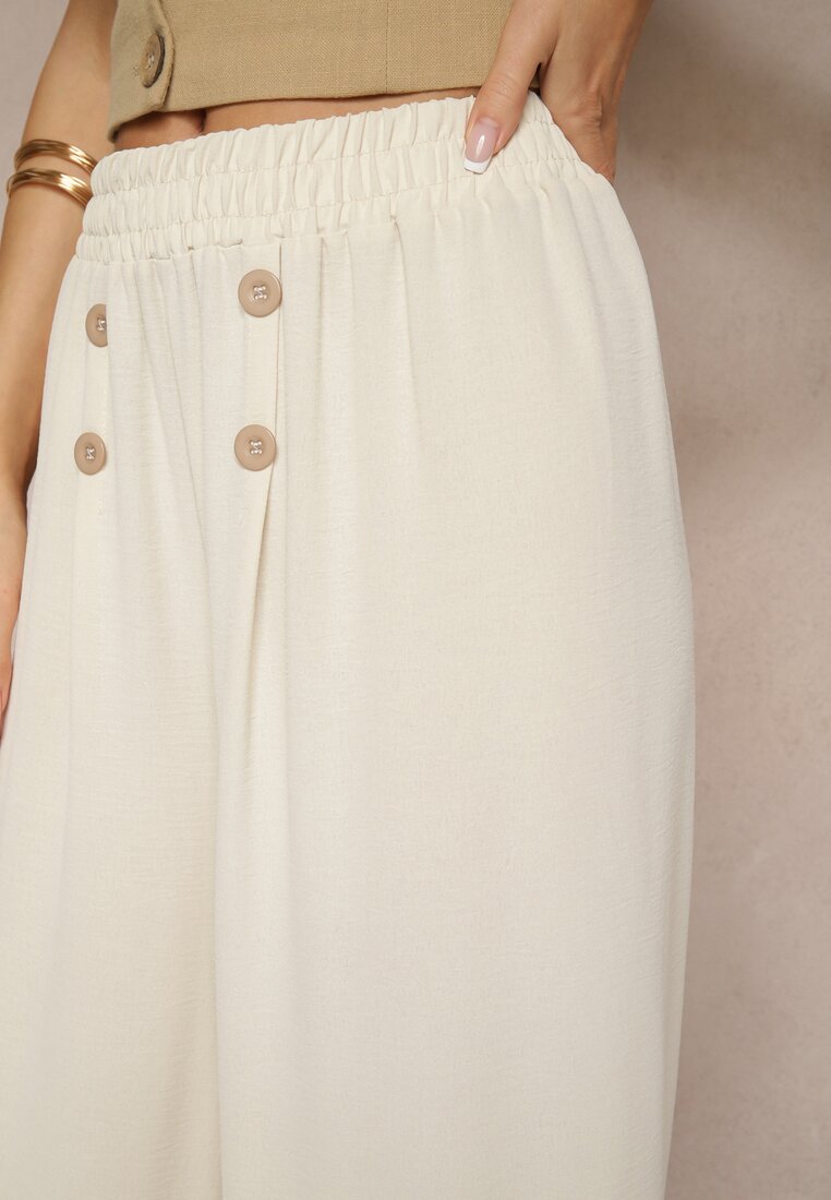 Pantaloni Morritia Bej deschis