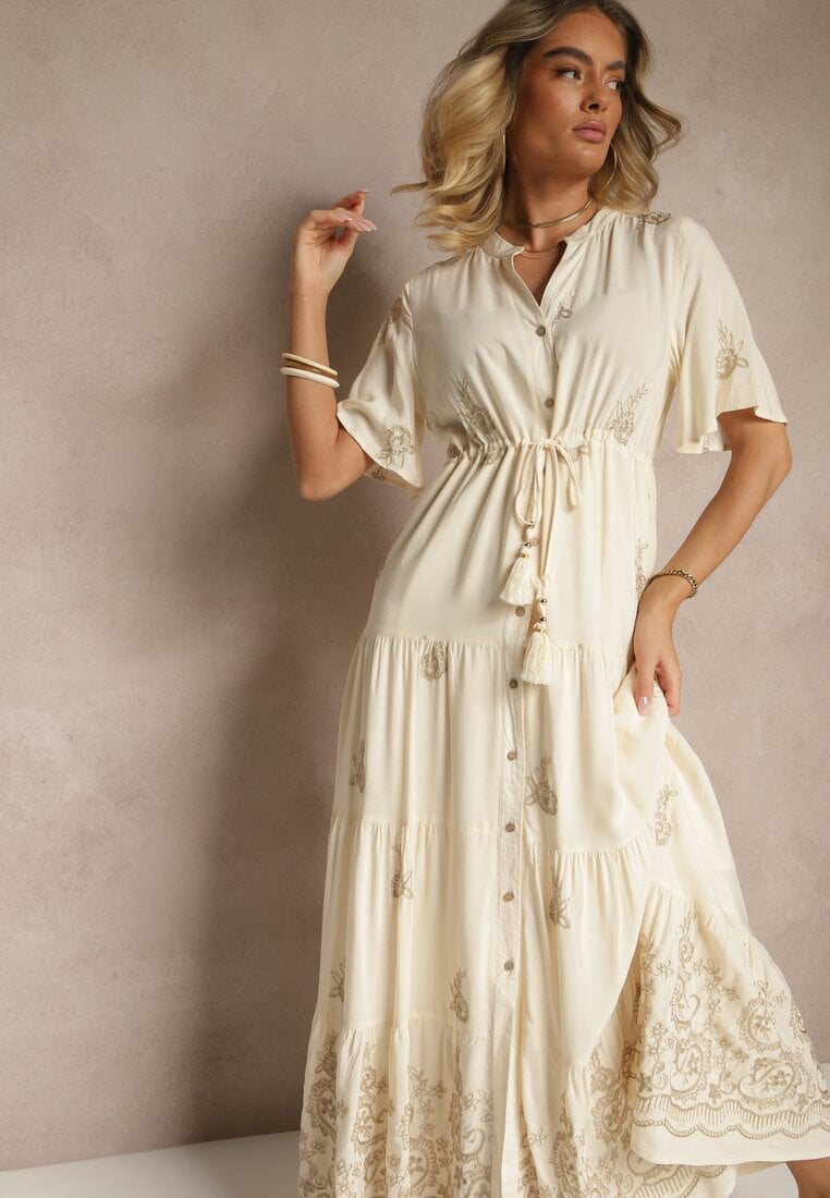 Rochie Falvania Bej
