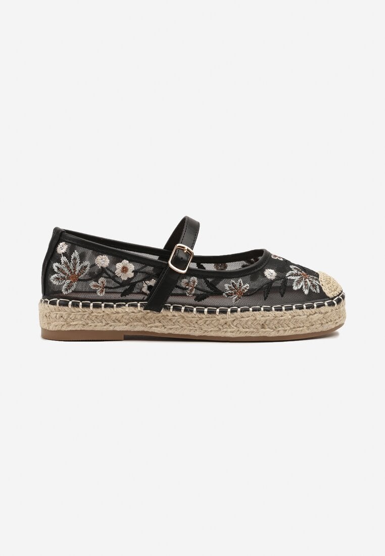 Espadrile Evelritia Negre