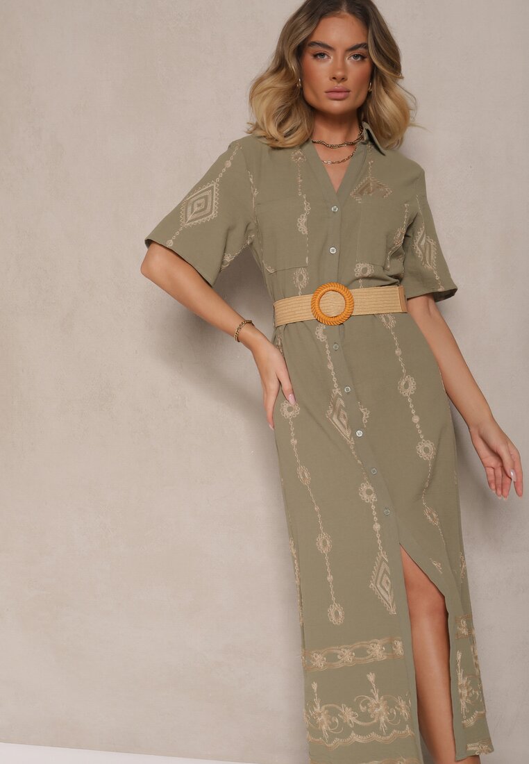 Rochie Sariene Verde închis