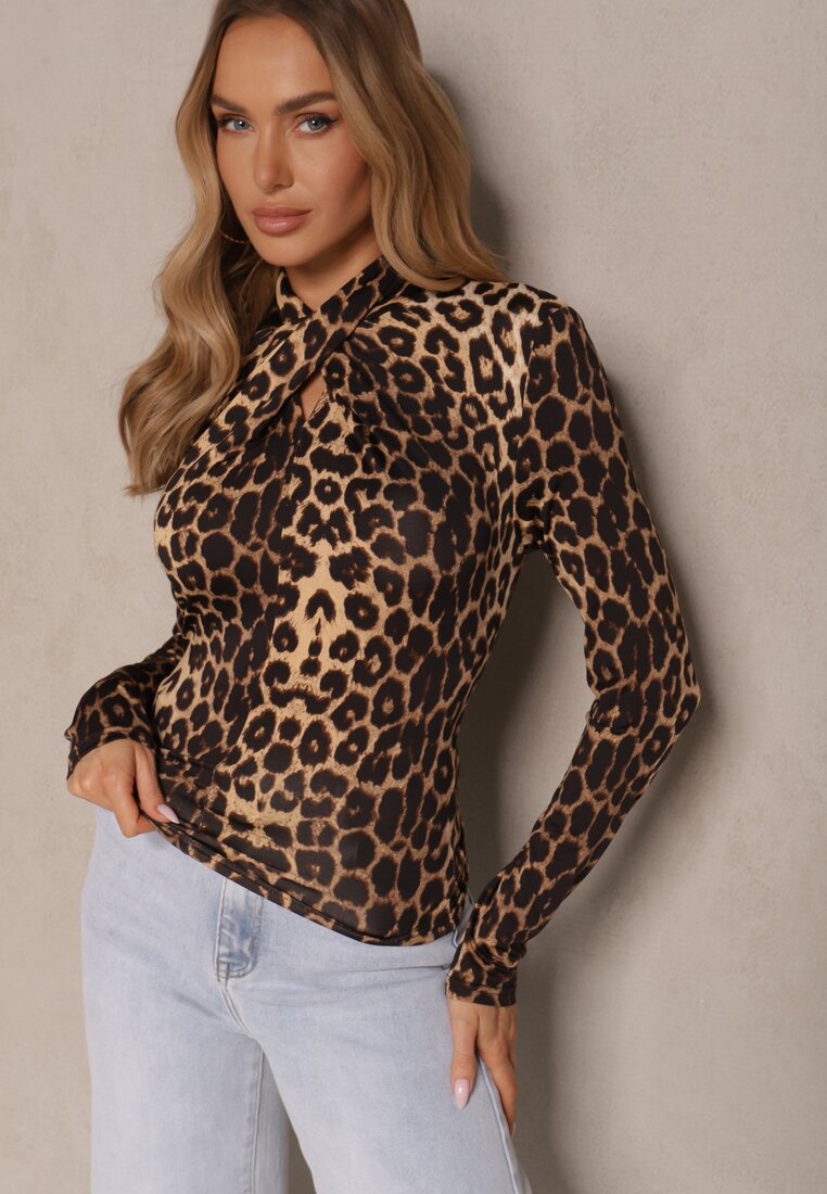 Bluză Imprimeu leopard